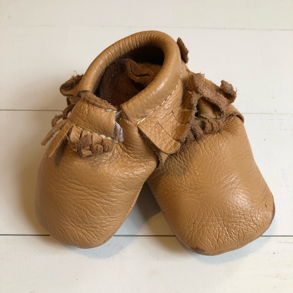 Freshly Picked Moccasins in Butterscotch size 3